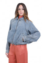 SEMICOUTURE Conchita giubbotto in denim Giubbotti Stone medio CONCHITA-Y6SY30 JNS02 