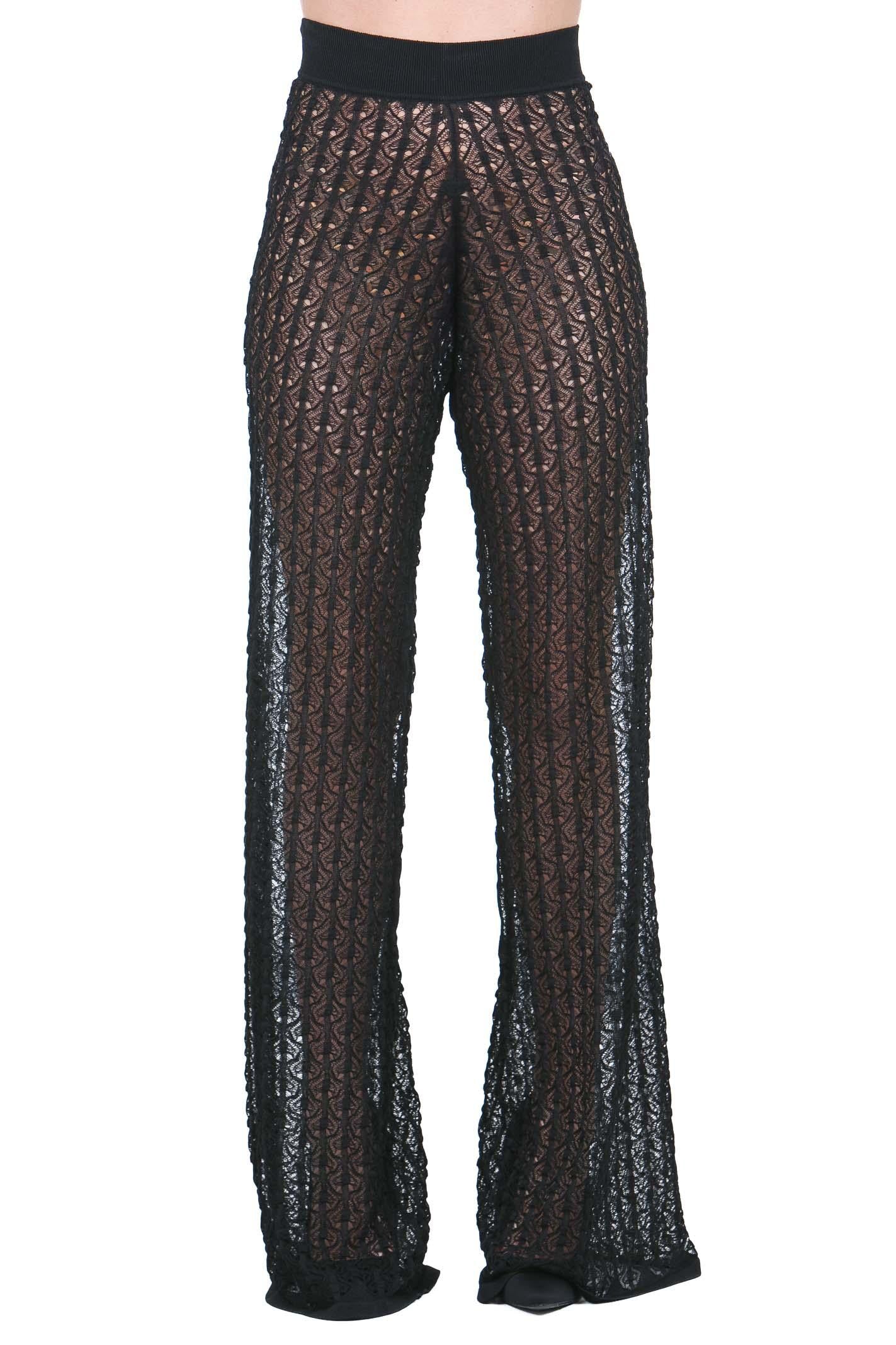 CIRCUS HOTEL  Pantaloni Nero H6SE06 Y69-0 