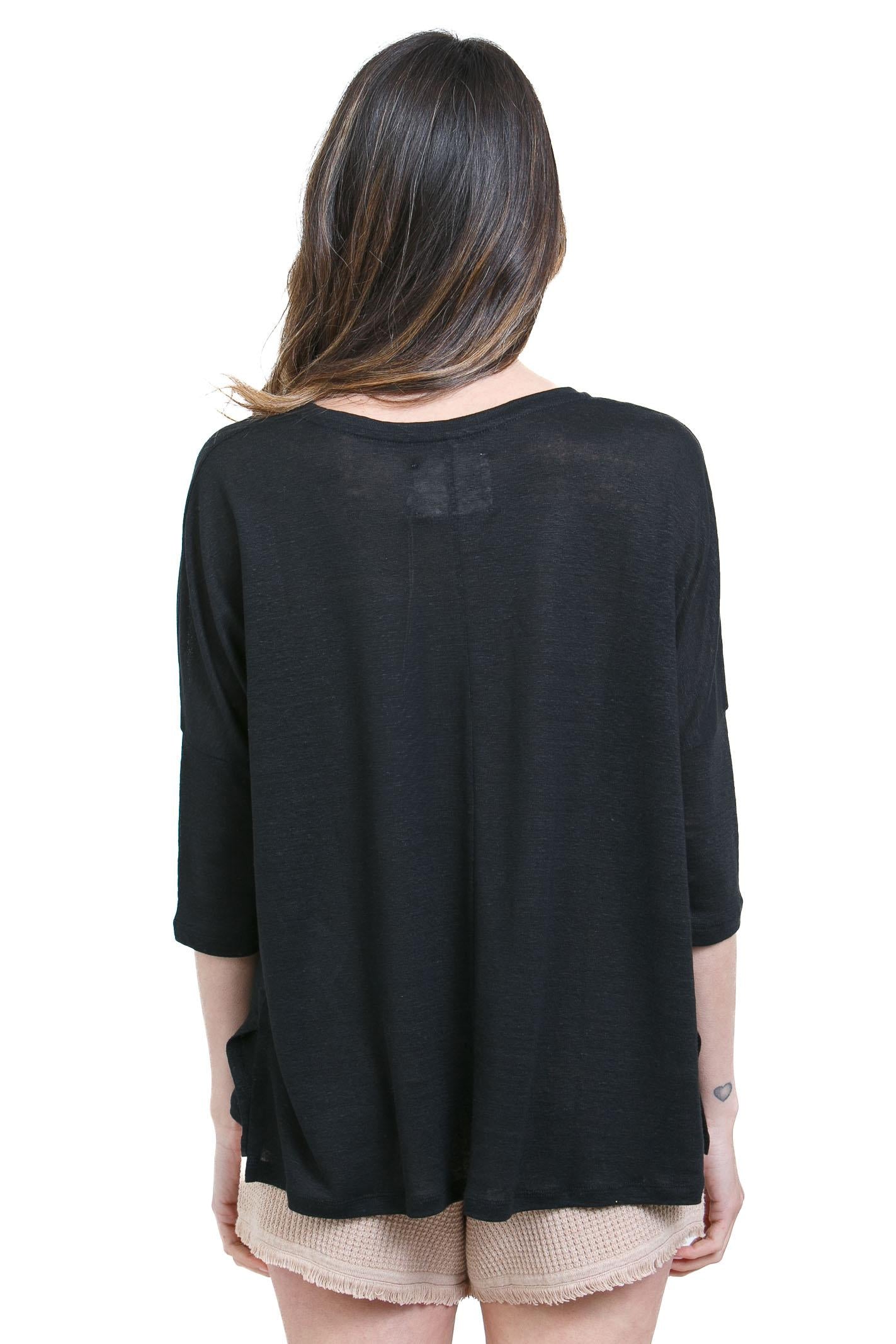 NOT SHY  T- Shirt Noir EMILIE-NF8A000LIP000 NOIR 