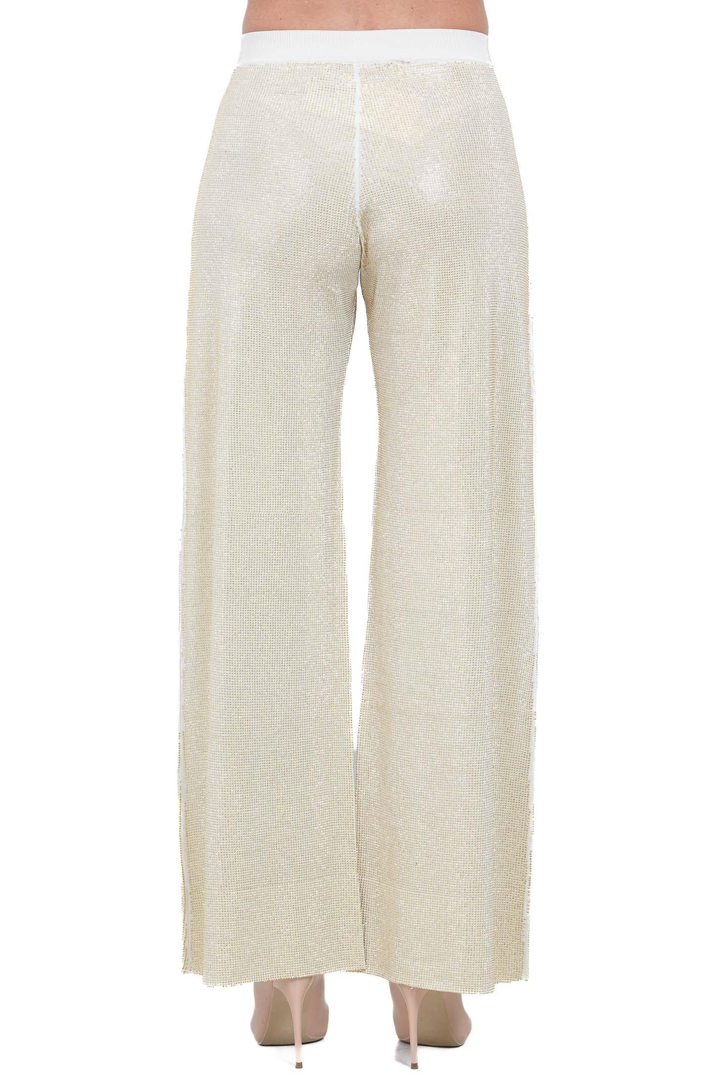 CIRCUS HOTEL  Pantaloni Crema al limone H6SP12 A47-0 