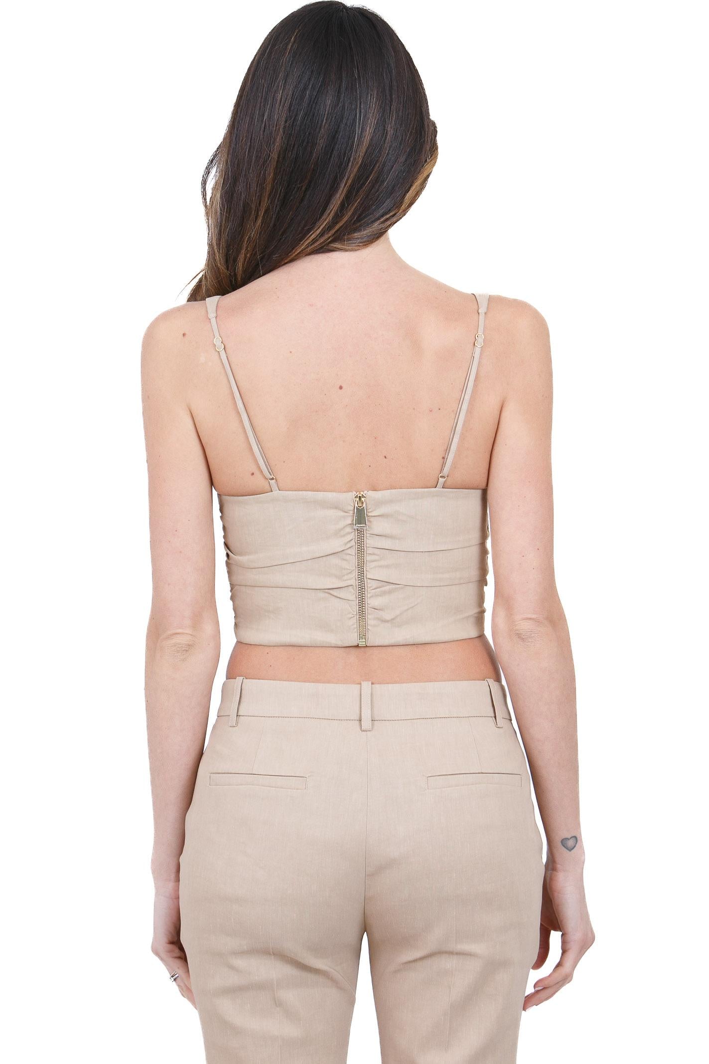 PINKO  Top Beige chantilly RUBYE-106567-A34I D41 