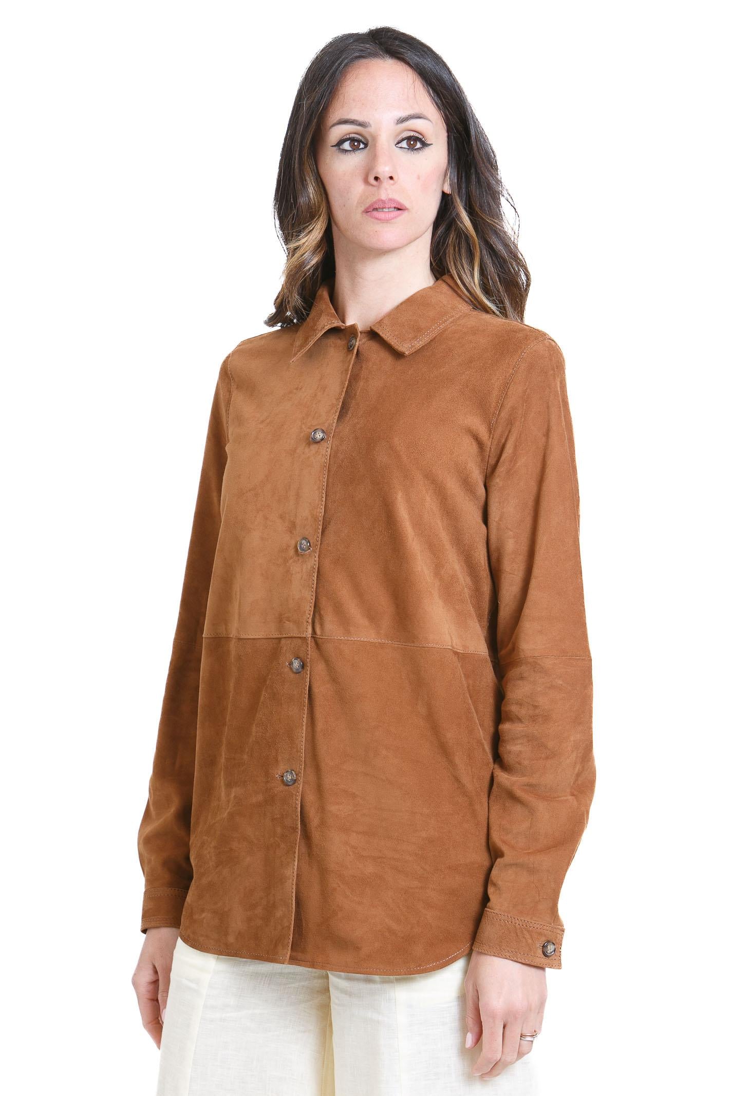 SEMICOUTURE  Camicie Cammello CAMICIA 20 