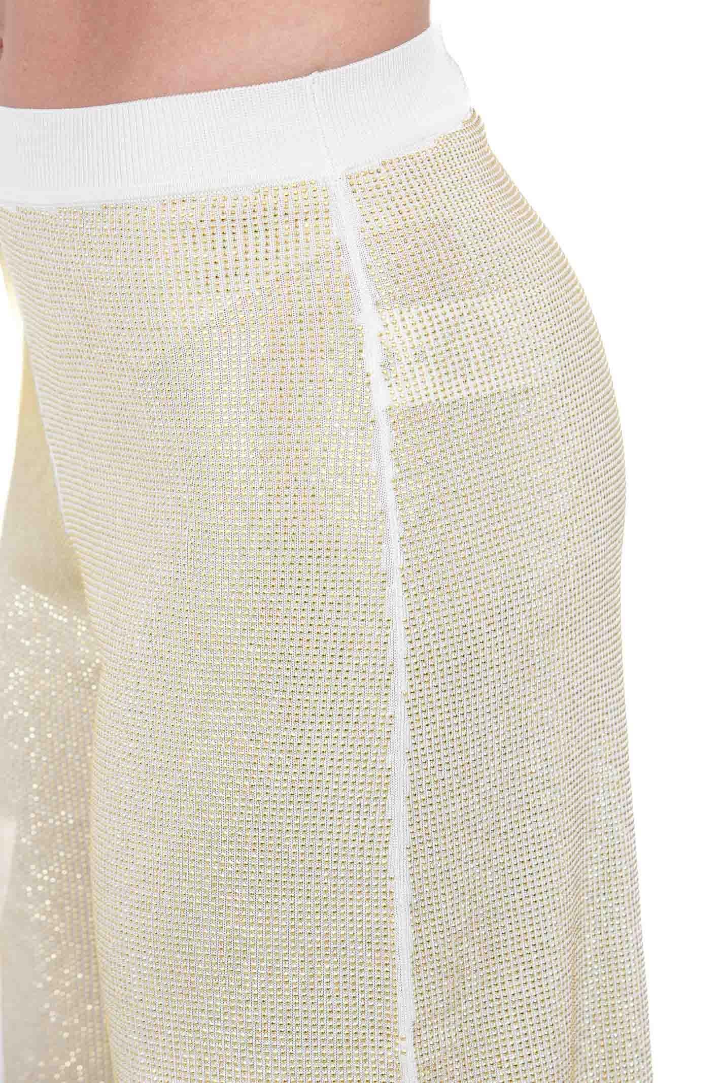 CIRCUS HOTEL  Pantaloni Crema al limone H6SP12 A47-0 