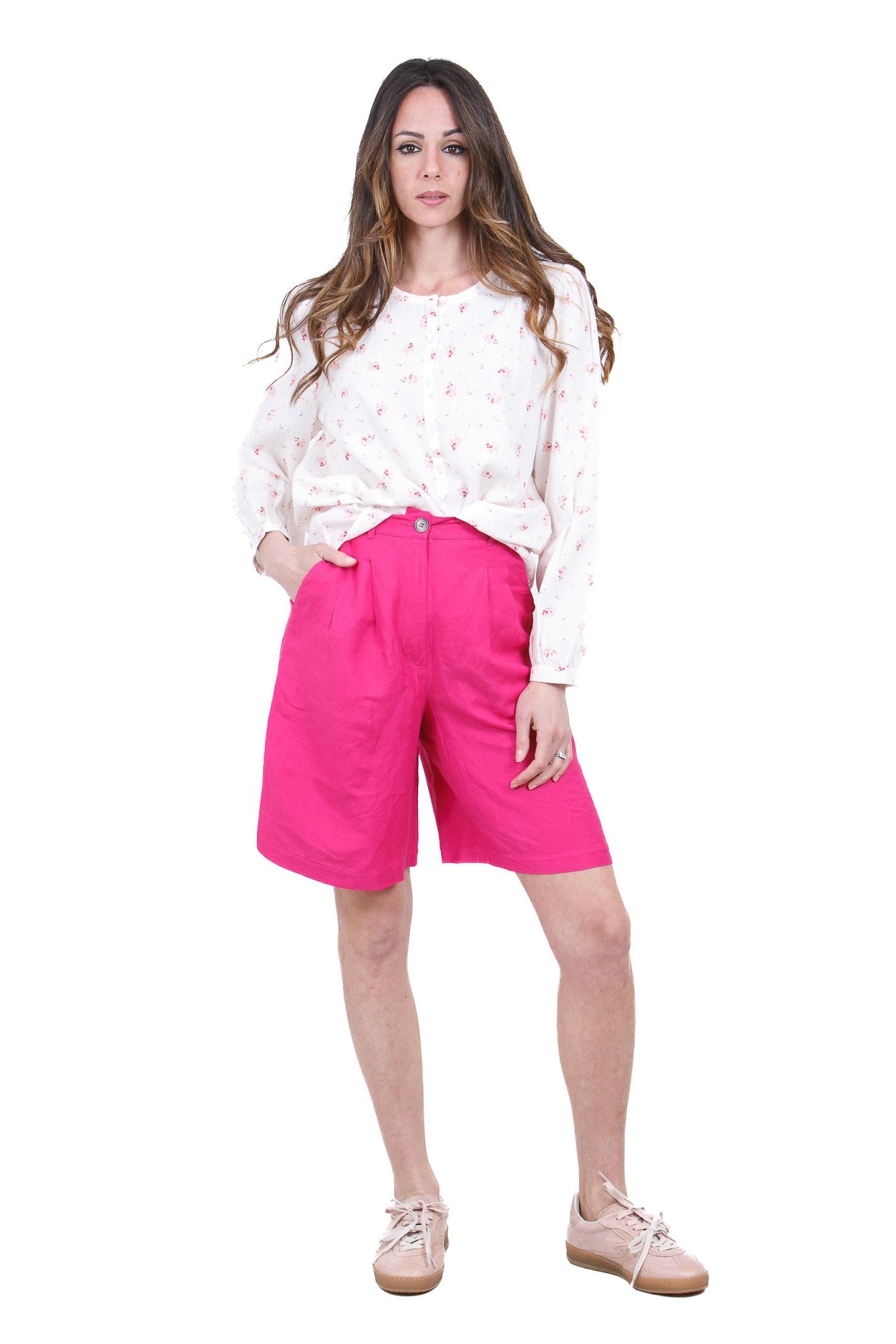DES PETIT HAUTS  Bermuda Fuxia TAHINIRI-1E260479 11033 