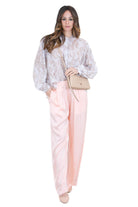 FORTE FORTE Pantalone in raso di seta con elastico Pantaloni Alba 14582MYPANTS 1501 