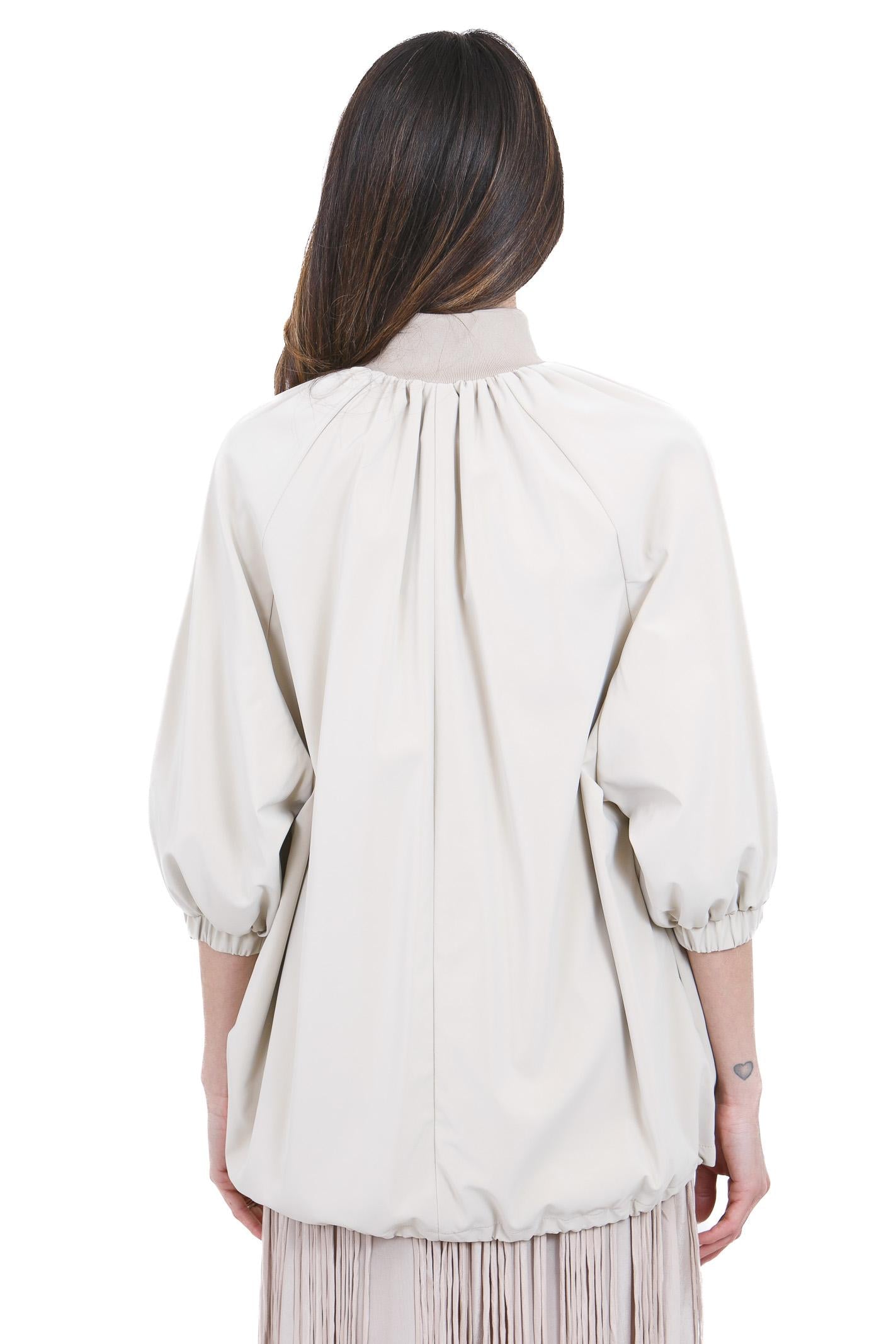 ALYSI Bomber maniche corte Bomber Avena 116913-P6041 AVENA 