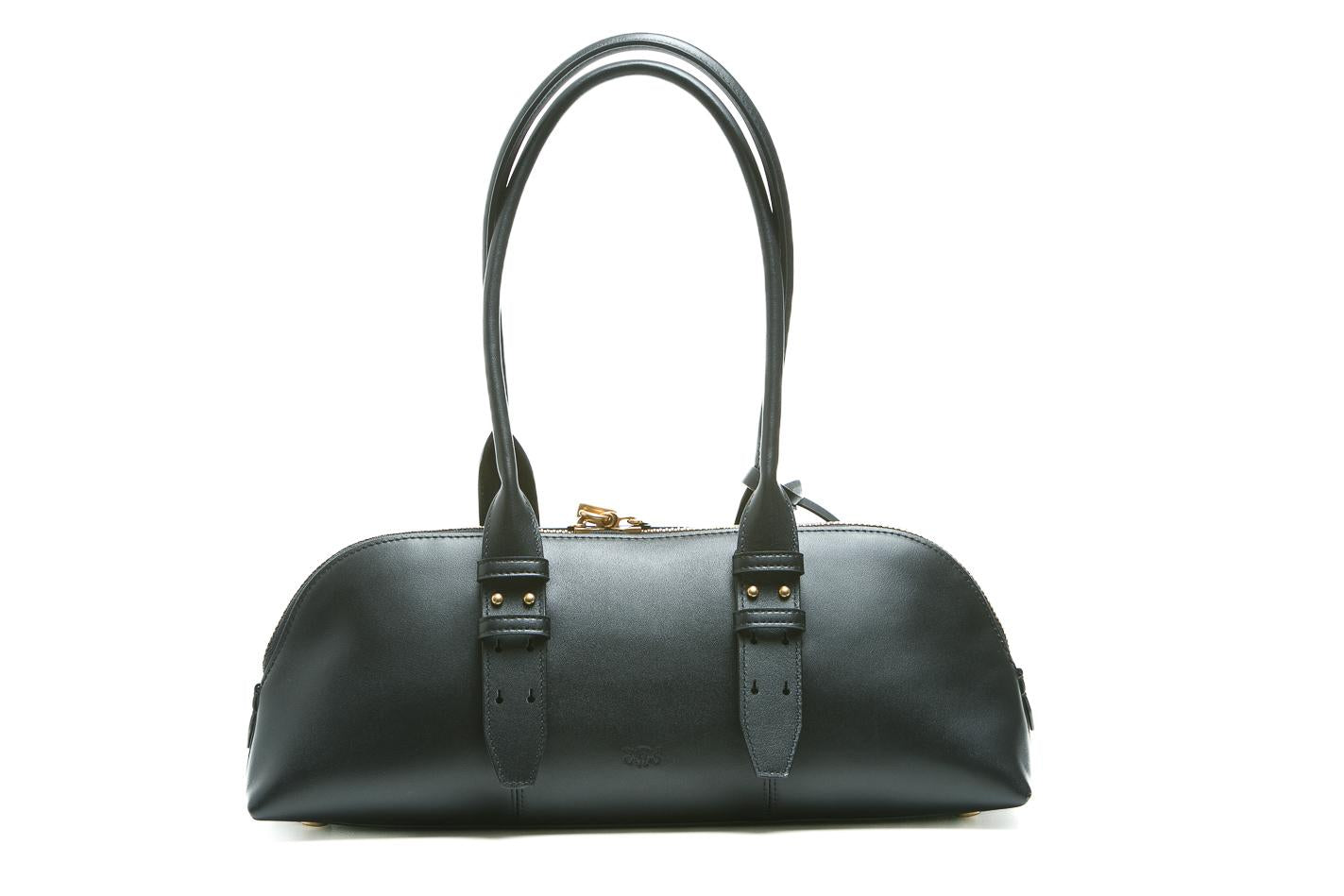 PINKO Borsa grande a spalla Escape Bag Horizontal in pelle Borse Black/gold 106169-A0QO-BOWLING Z99Q 