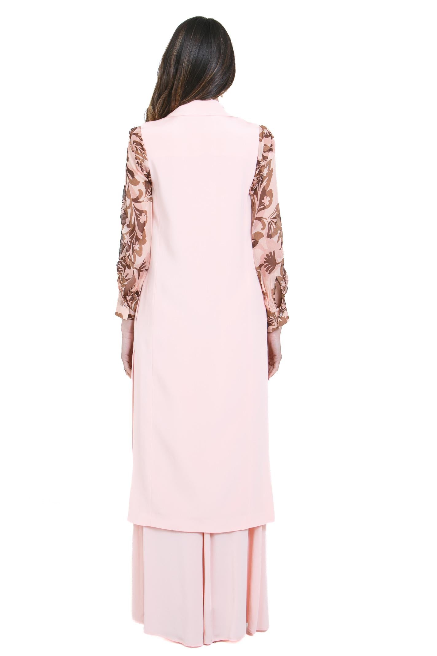 SIMONA CORSELLINI  Gilet Skin rose CPGL00501 V0697 