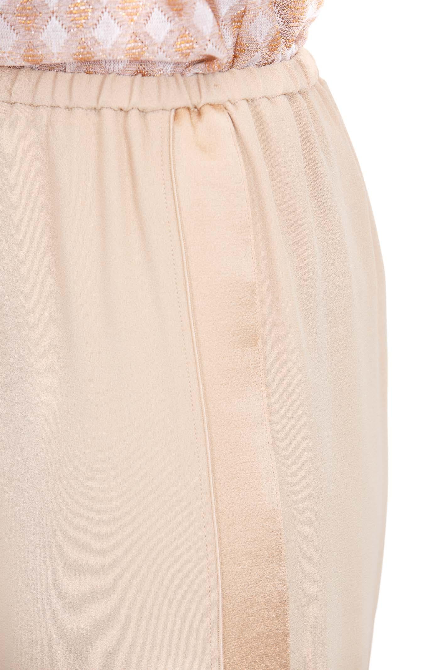 FORTE FORTE Pantalone con elastico in envers satin Pantaloni Paglierino 14549MYPANTS 1012 