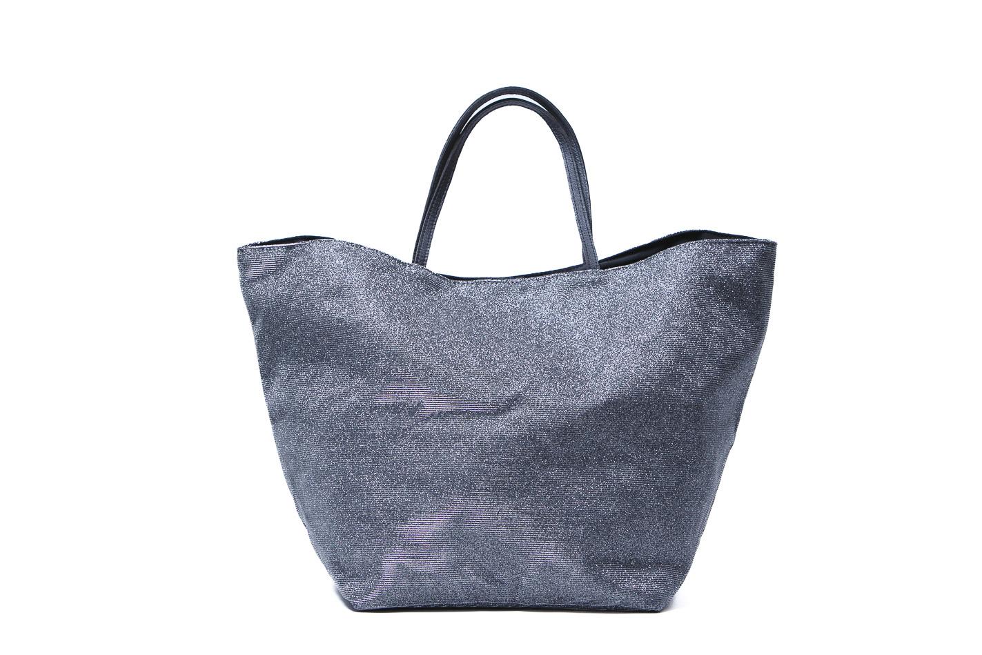 L'AURA Borsa glitter piombo Borse Glitter piombo SACBASIC-SMALL-TI26 GL0569 