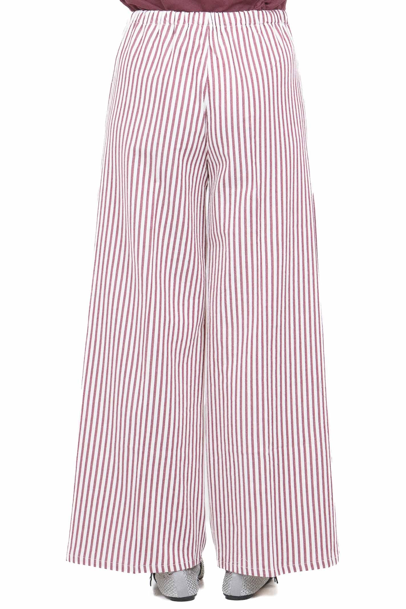 MADAME VENICE  Pantaloni Bordeaux PAMELA-R BORDEAUX 
