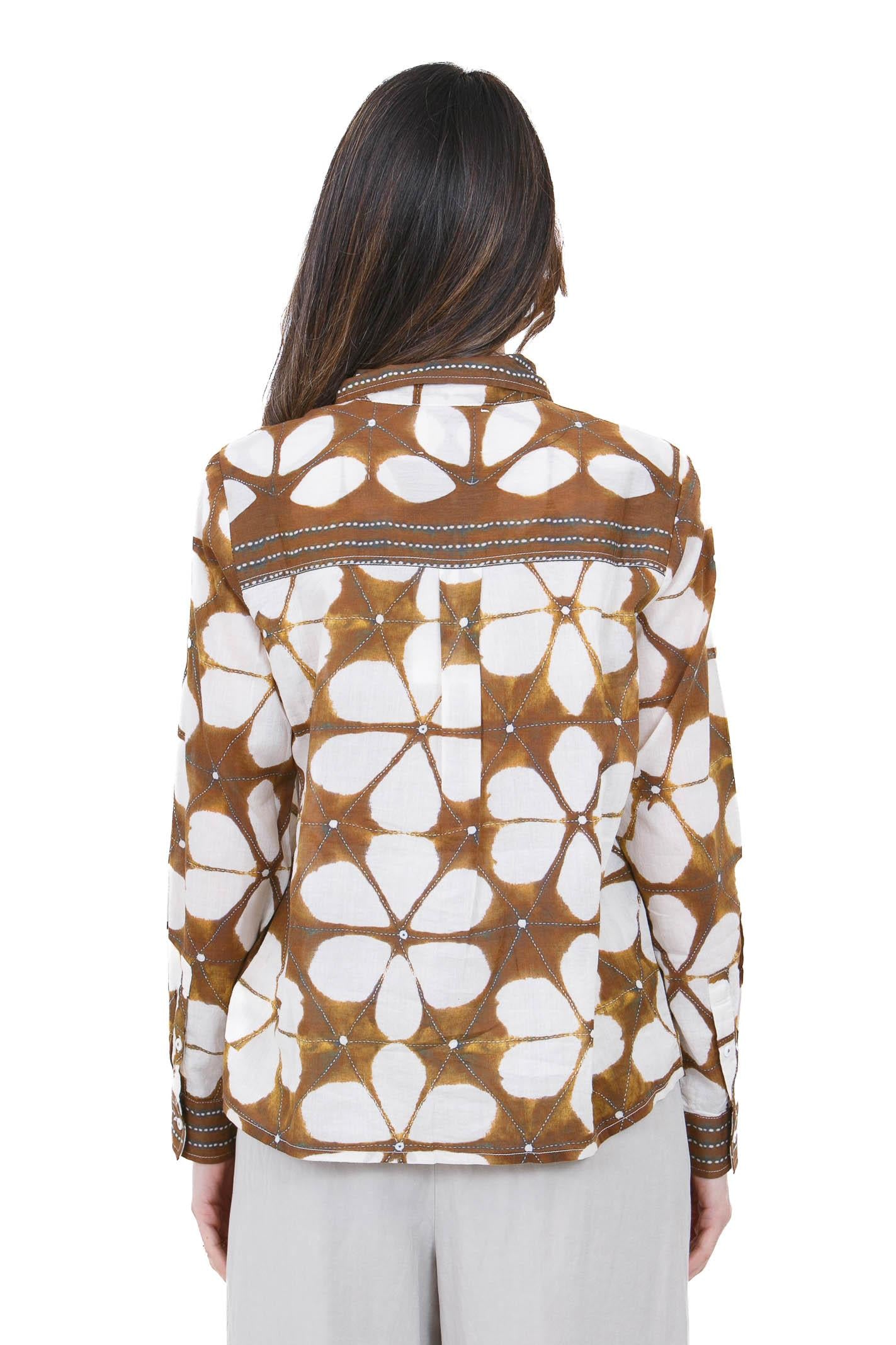 STELLA FOREST  Camicie Marrone LOTUS-E26CH020 MARRON 