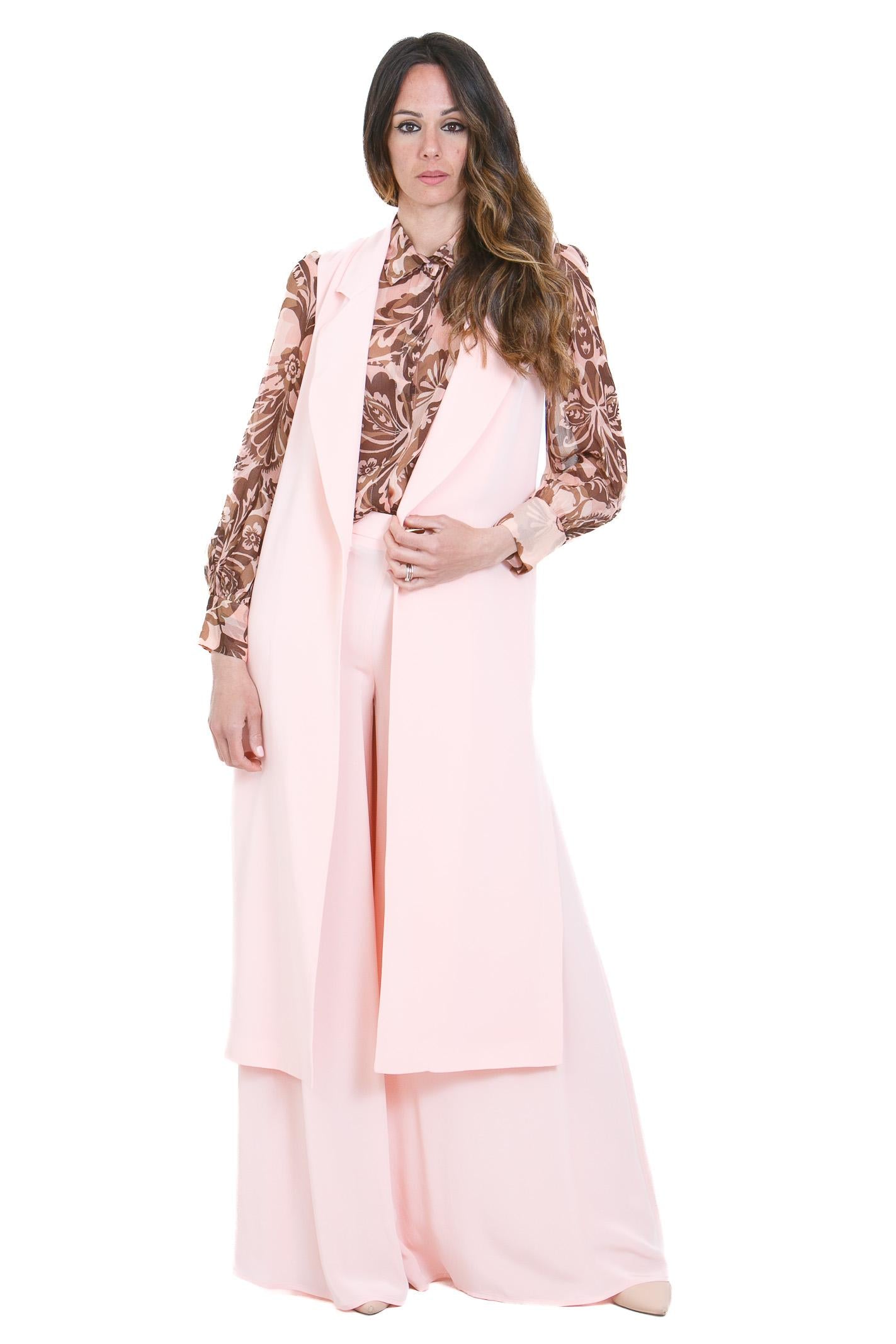 SIMONA CORSELLINI  Gilet Skin rose CPGL00501 V0697 