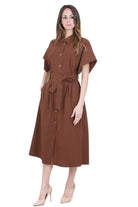 PINKO  Abiti Marrone terra ALESHA-106309-A2ER L78 