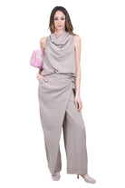 SU  Pantaloni Tortora S6M502 S026 
