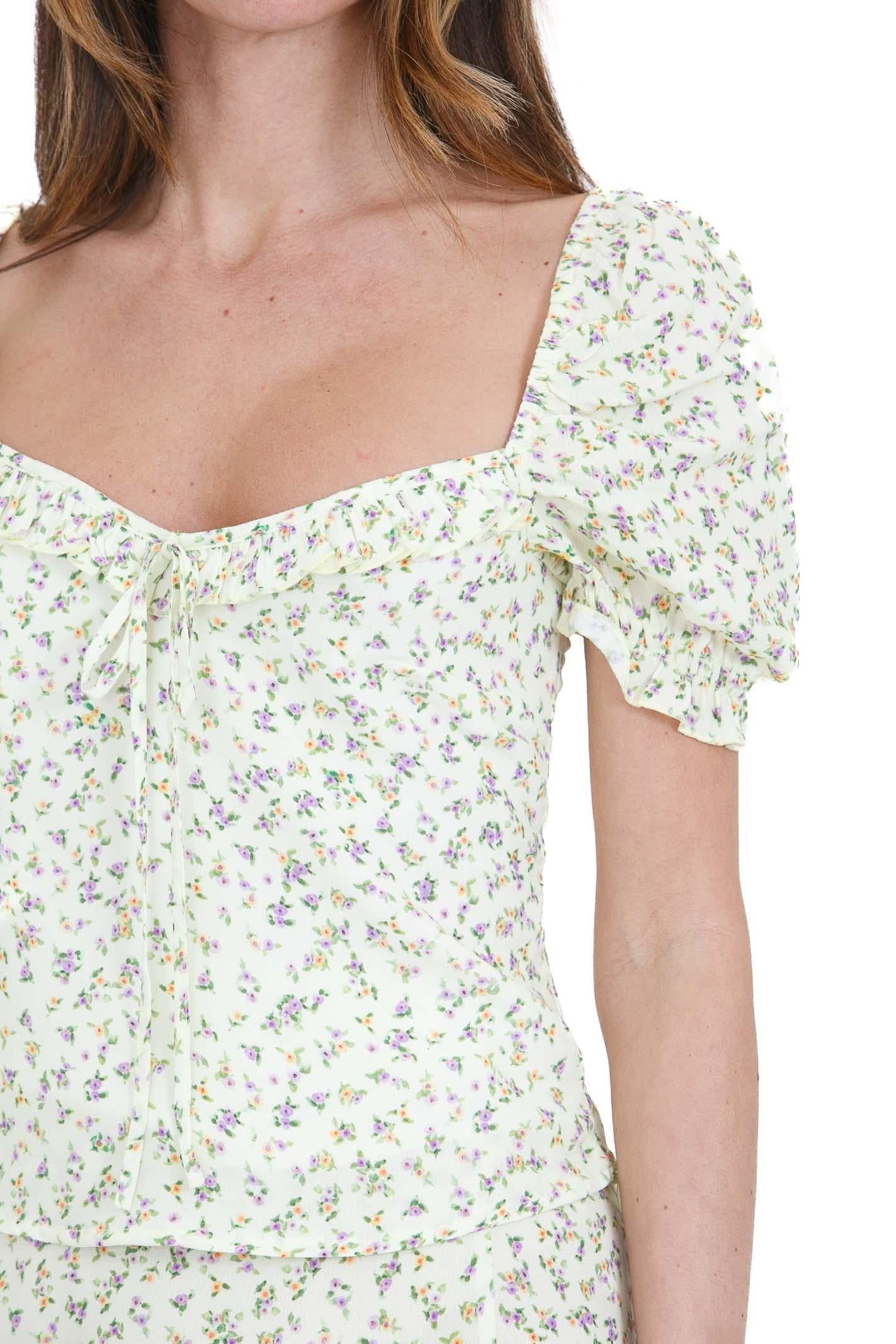 MAR DE MARGARITAS  Top Jasmin giallino LETIZIA-01554-PTTS0053 GI34 