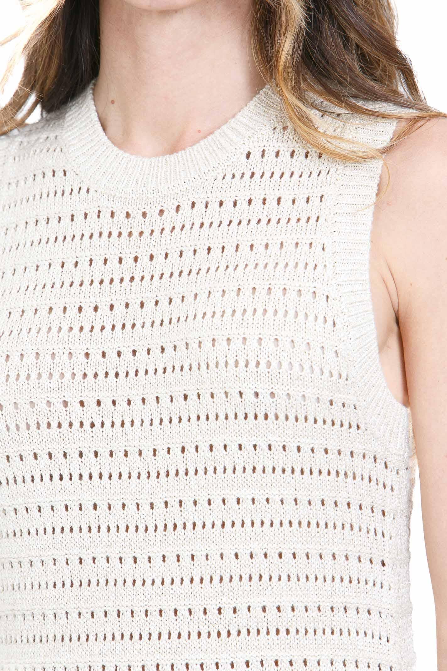 NOT SHY  Abiti Ecru/lurex NEVA-NF5G000VIC005 E/L 