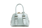PINKO Borsa bowling a mano Mini Escape Bag in pelle Borse Grigioperla/gold 105333-A0QO-BOWLING K32Q 