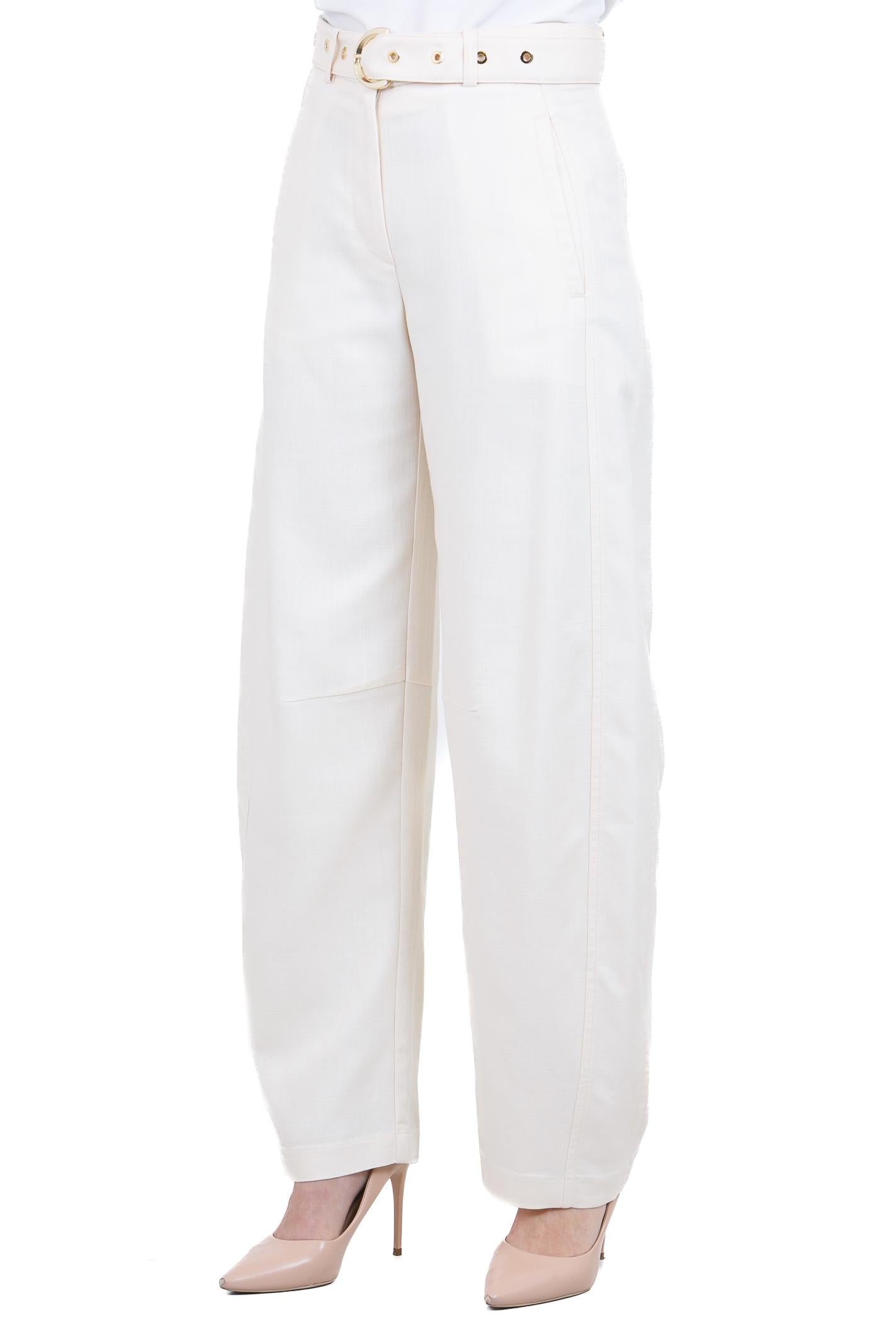 PINKO  Pantaloni Bianco cigno LEXY-106492-A2W6 C00 
