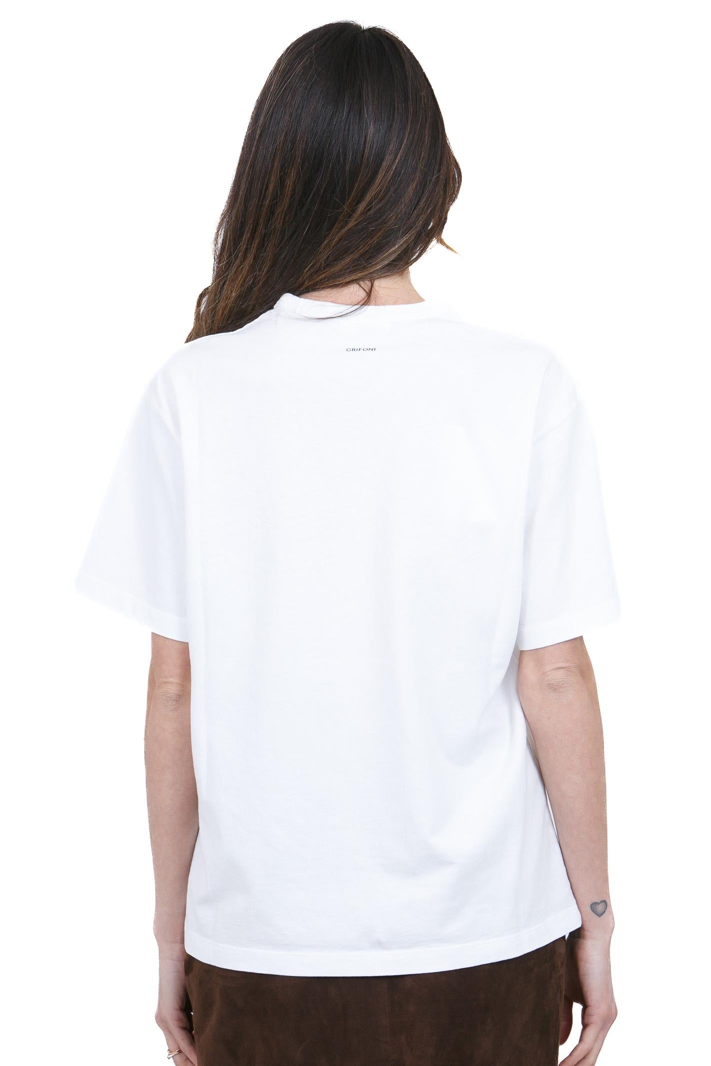 GRIFONI  T- Shirt Bianco G1AB0050 A01 