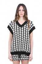 ROBERTO COLLINA  Maglie Nero/ecru 261FXA33016 09 