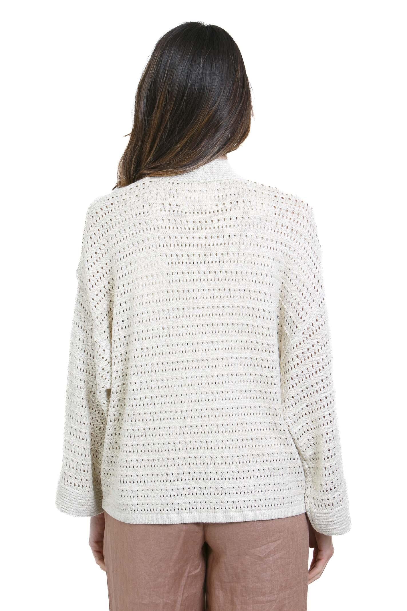 NOT SHY Cardigan lurex Maglie Ecru/lurex NENA-NF2U006VIC005 E/L 