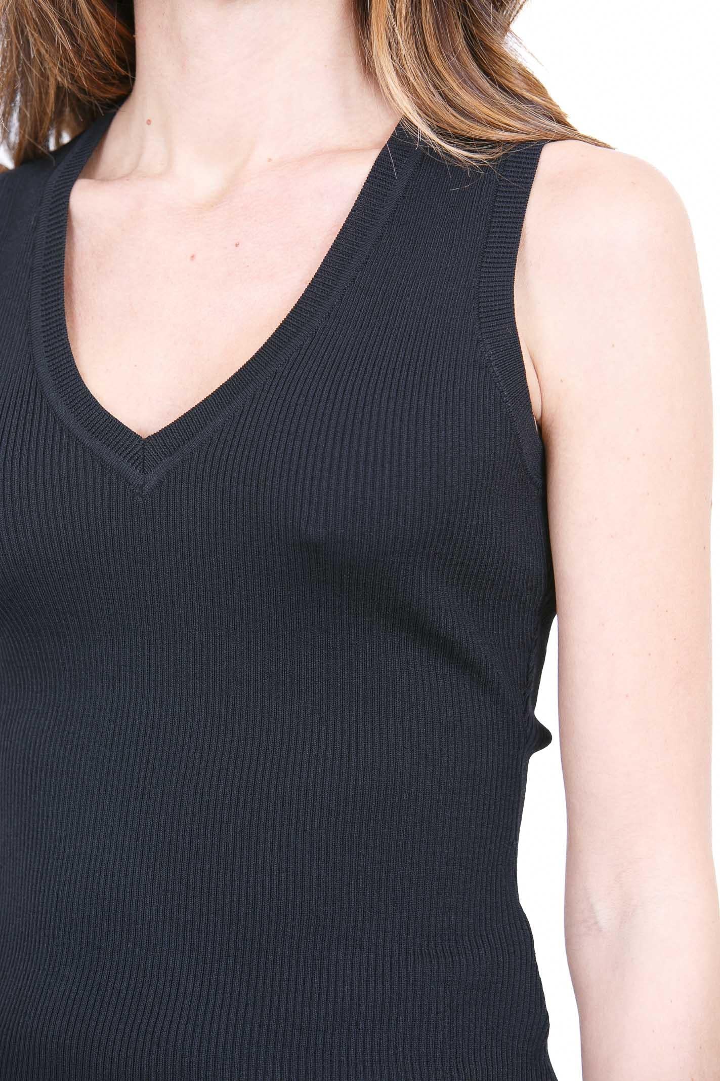 MANILA GRACE  Canotte Nero Y503VU MA001 