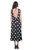 MAR DE MARGARITAS  Abiti Pois grande nero VERA-01582-TMTR0025 NE140 