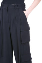 MANILA GRACE  Pantaloni Nero P204VU MA001 