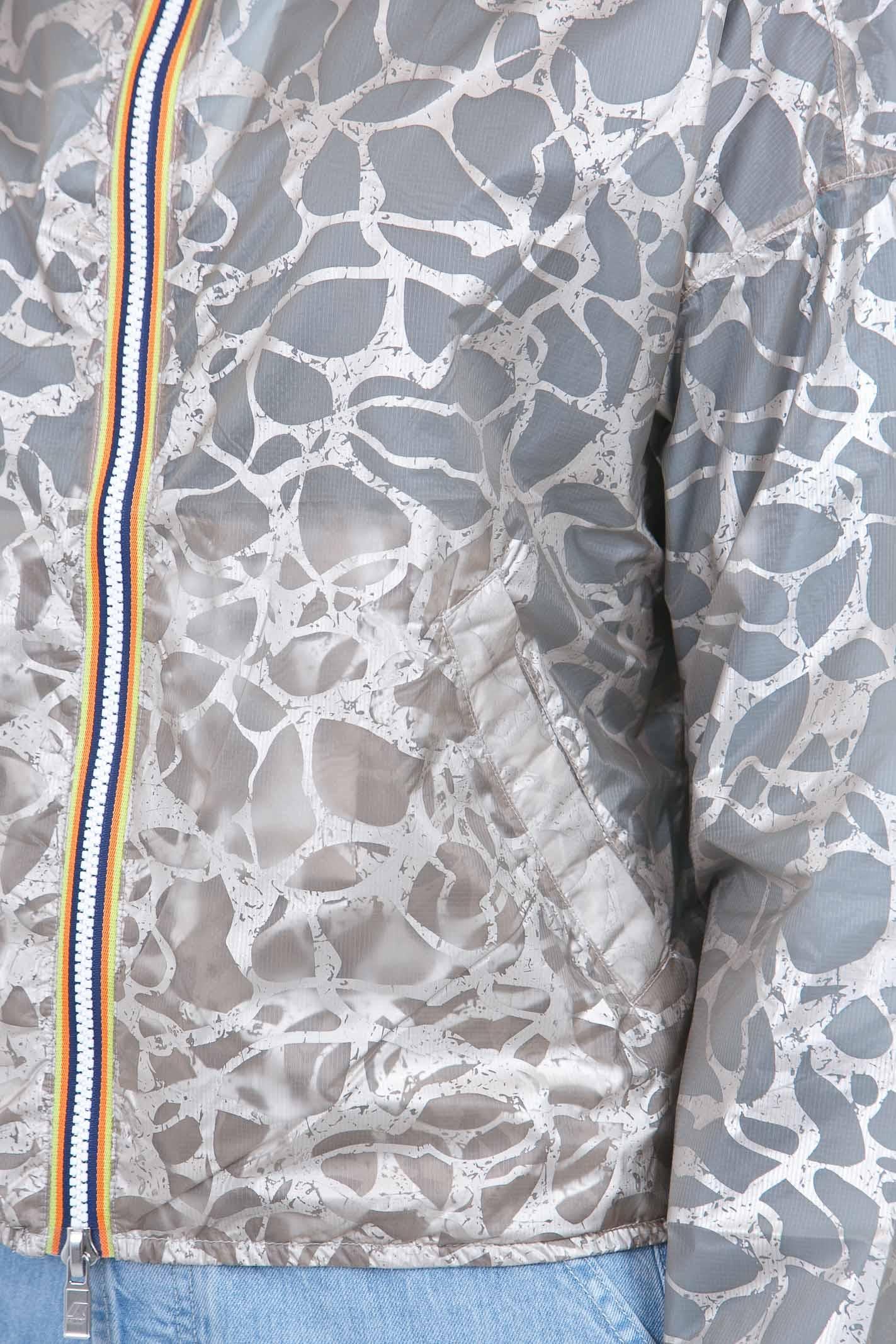 K-WAY Lauretta super light lami reversibile Giubbotti Beige/blu laminated LAURETTE-K7137JW C0R 