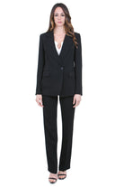 MANILA GRACE  Pantaloni Nero P182VU MA001 