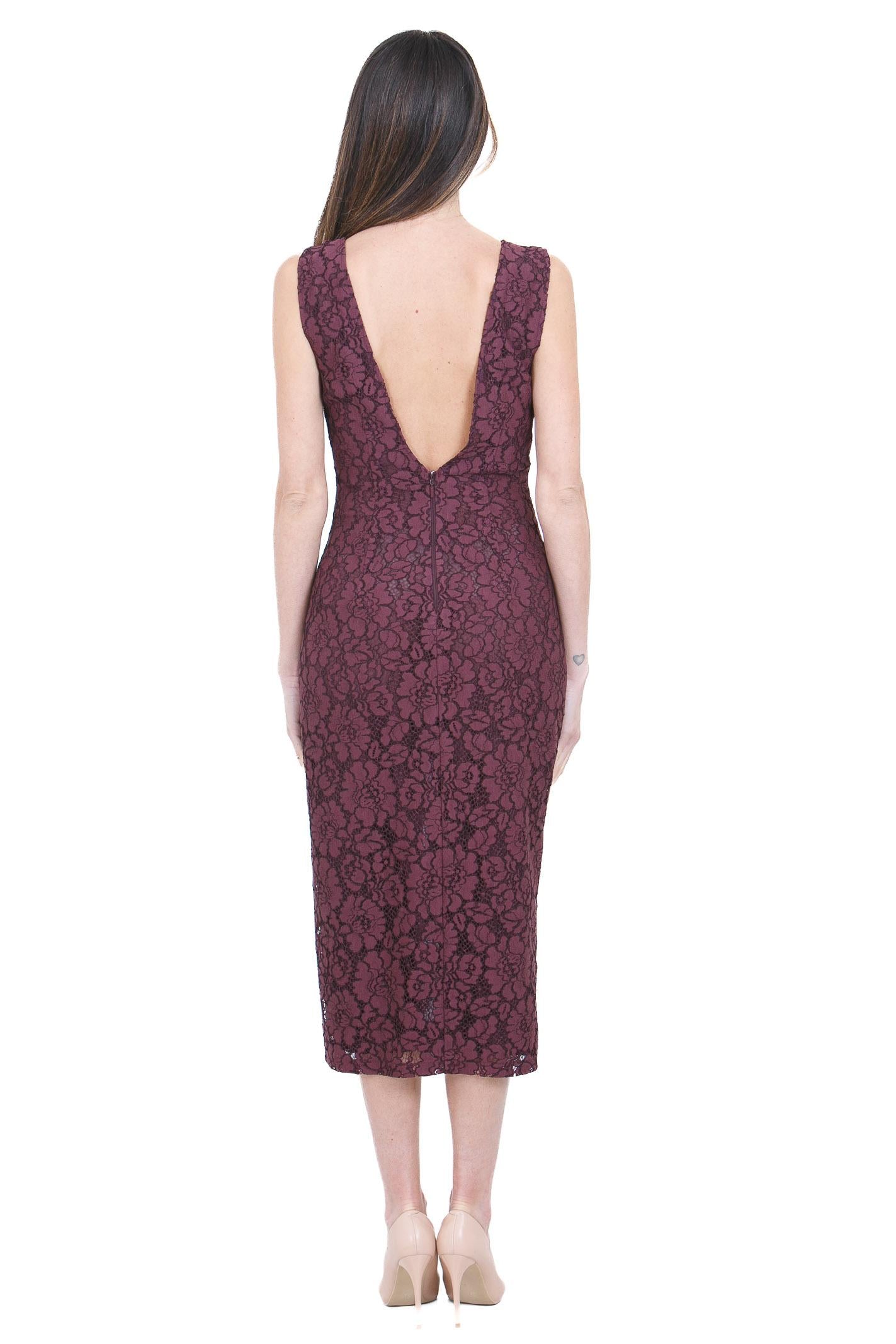 PINKO  Abiti Bordeaux vino DRUPA-106588-A330 R57 