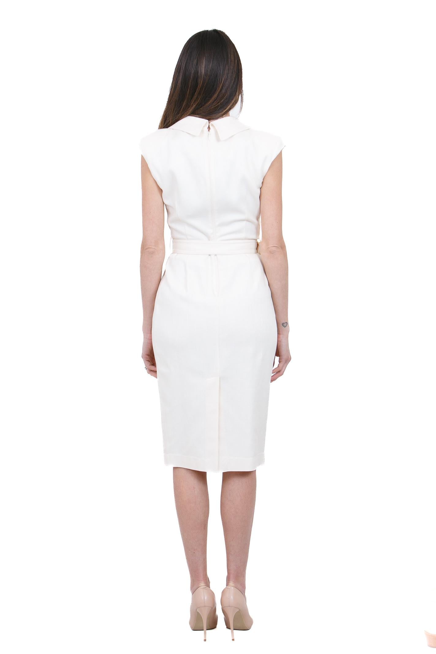 PINKO  Abiti Bianco cigno AMADINE-106565-A2W6 C00 