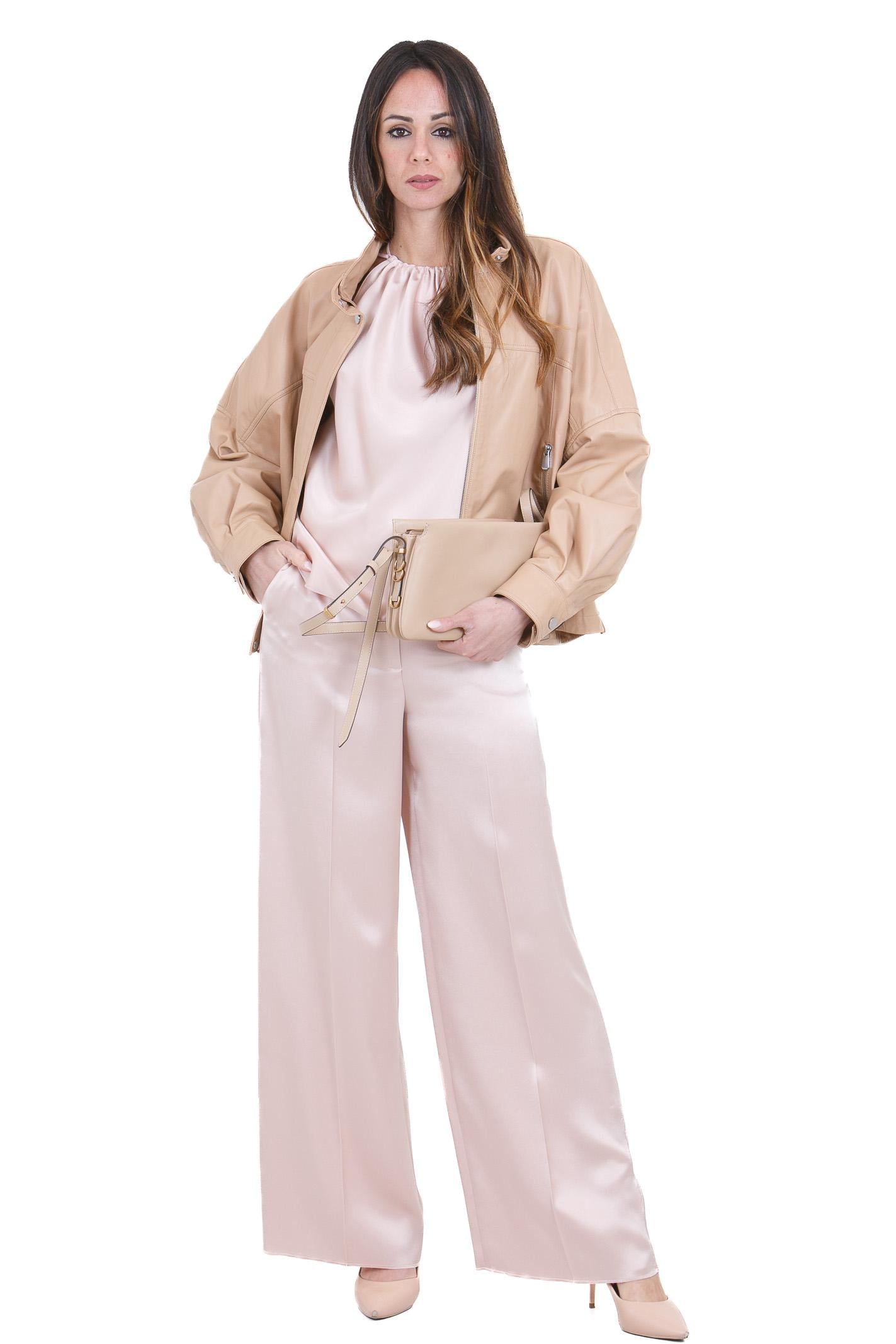 PINKO  Pantaloni Rosa mogano LIMONCELLO-106601-A1Y5 Q35 