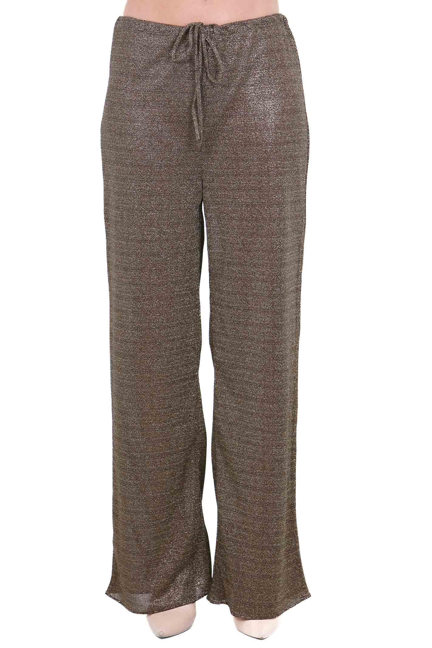 MANILA GRACE  Pantaloni Cacao P719PX MA143 