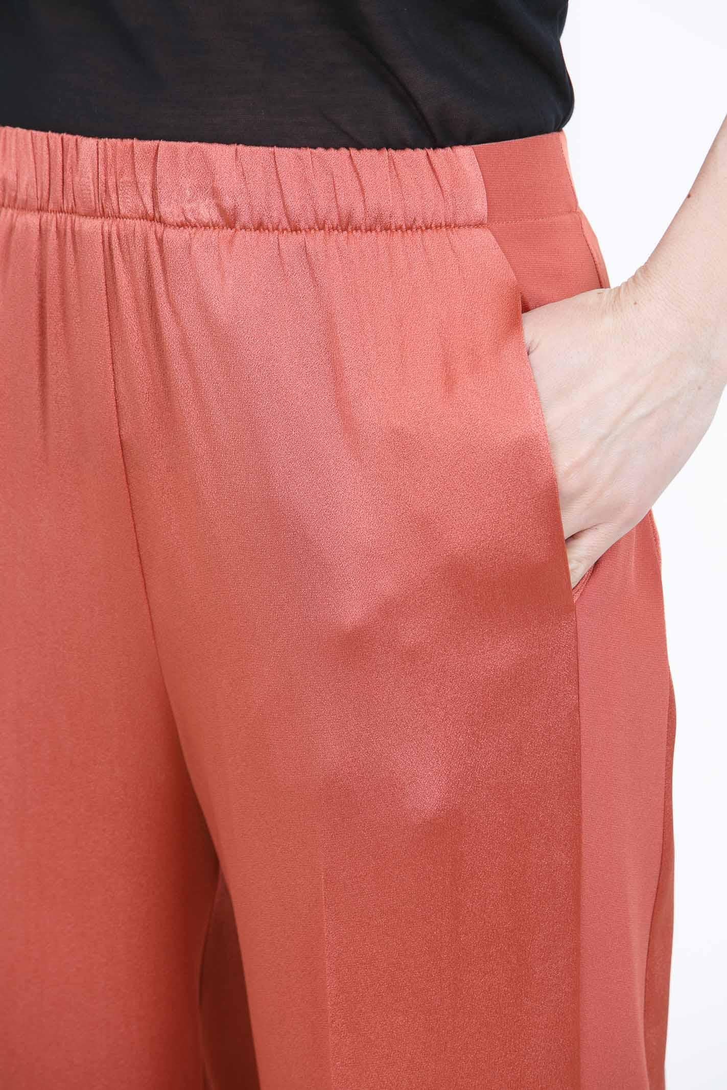 SEMICOUTURE Pantalone Lucia misto seta Pantaloni Dattero LUCIA-Y6SM39 U03-0 