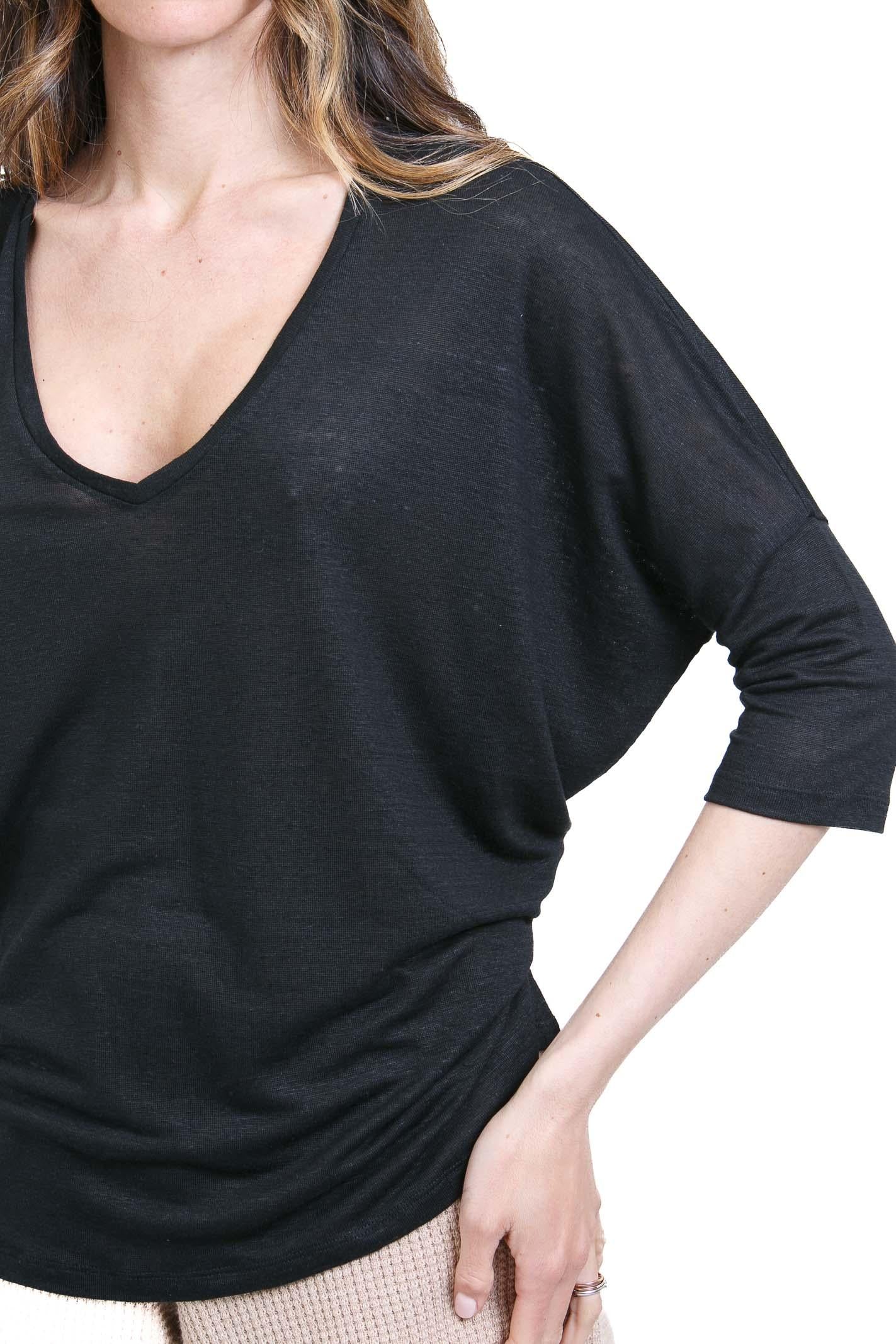 NOT SHY  T- Shirt Noir EMILIE-NF8A000LIP000 NOIR 