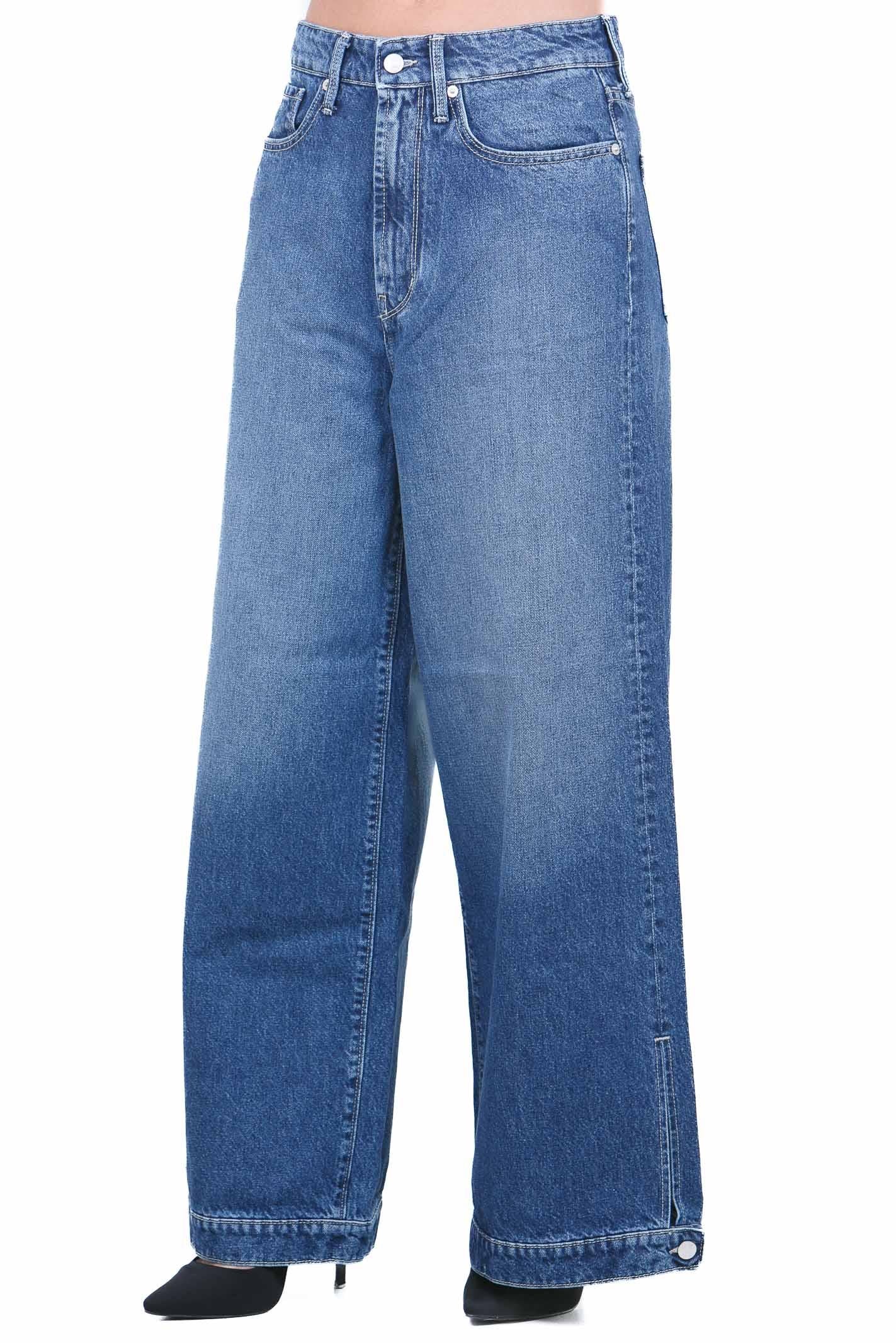 CYCLE Jeans Big Low loose fit con fondo regolabile Jeans Navy blue BIG-362P536 07 