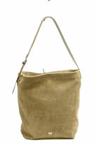 PINKO Borsa a tracolla grande Bucket Big in suede Borse Verdecanguro/mix 106834-A0F6-BUCKETBIG L22A 