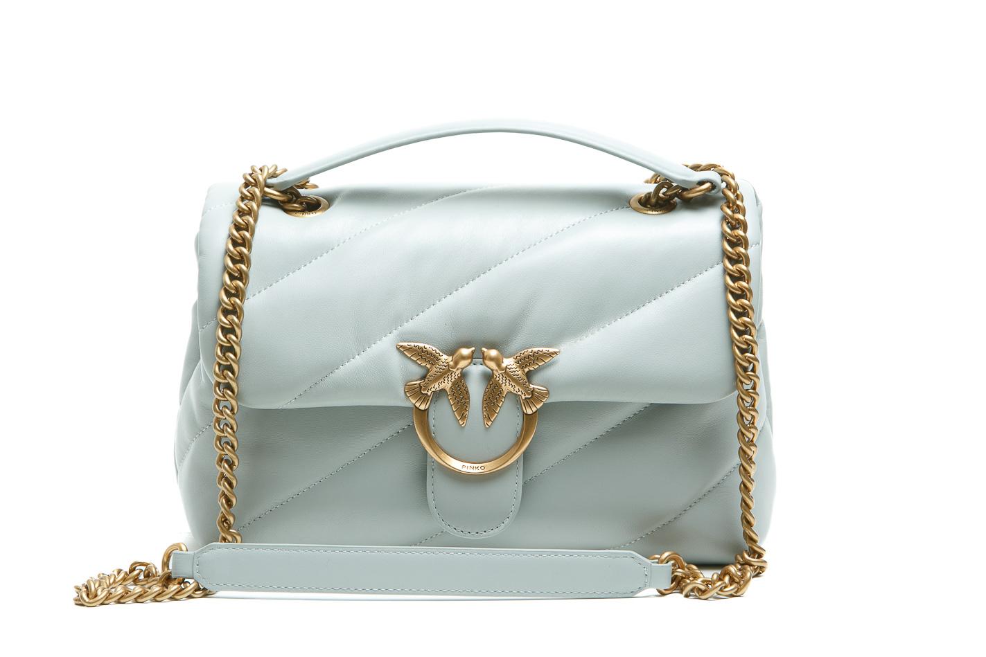 PINKO Love Puff Classic Borse Grigioperla/gold 100038-A0F2LOVEPUFF K32Q 