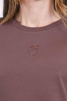 PINKO  T- Shirt Marrone terra BUSSOLOTTO-100355-A339 L78 