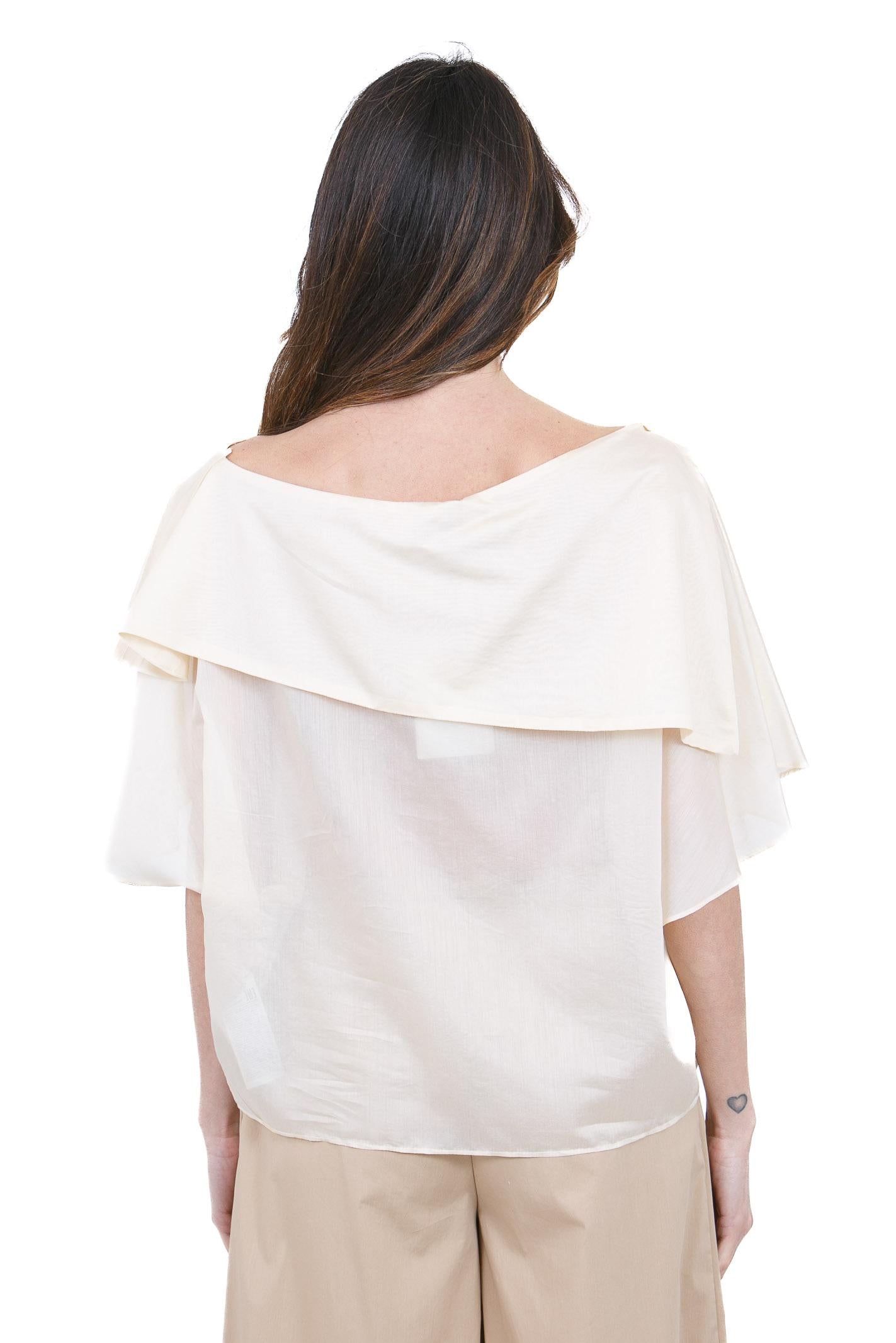 MANILA GRACE  Bluse Avorio C233IU MA148 