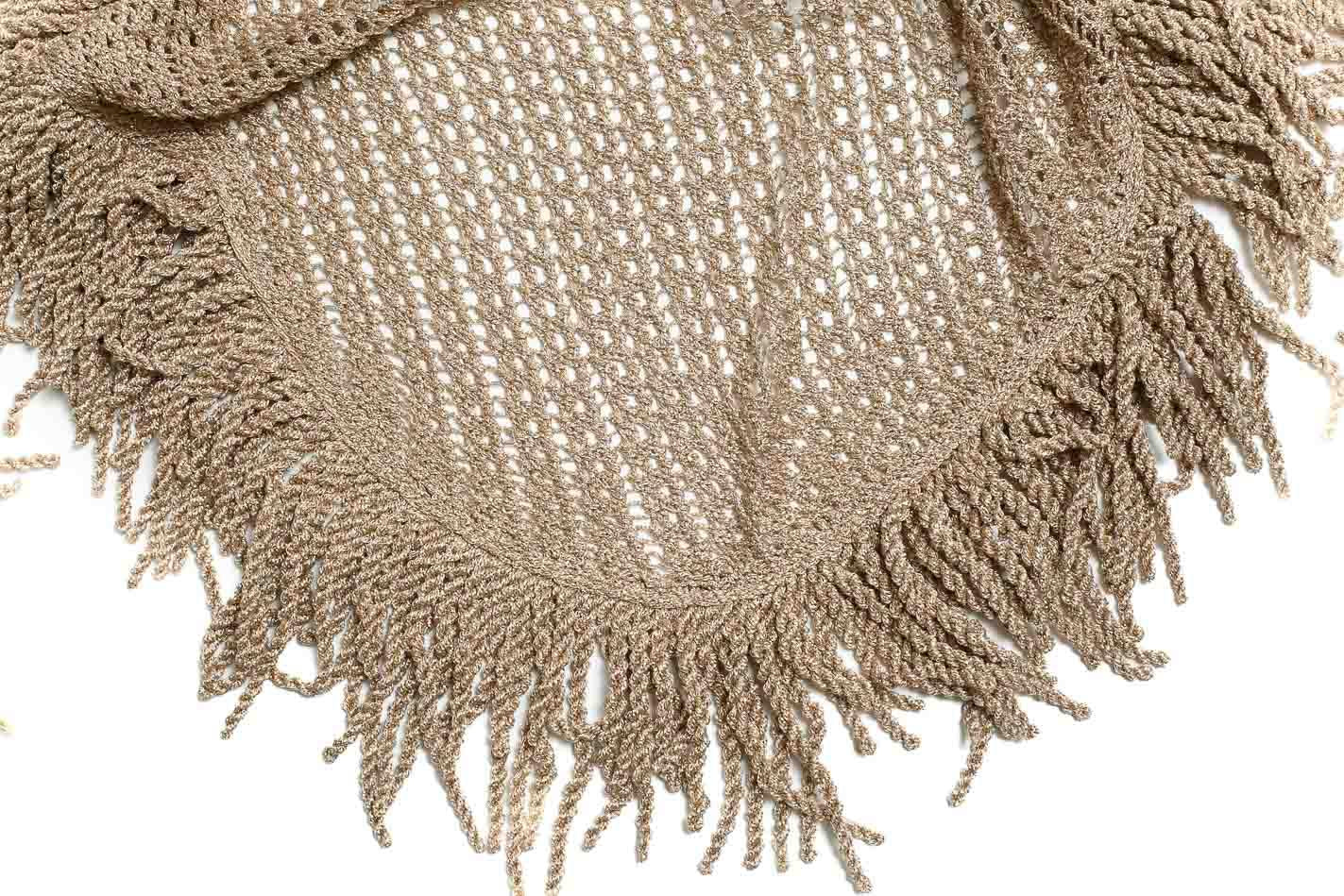 SIMONA CORSELLINI  Scialli Beige gold CPSLO0101 V0776 