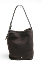 PINKO Borsa a tracolla grande Bucket Big in suede Borse Marronecaffe/mix 106834-A0F6-BUCKETBIG M11A 