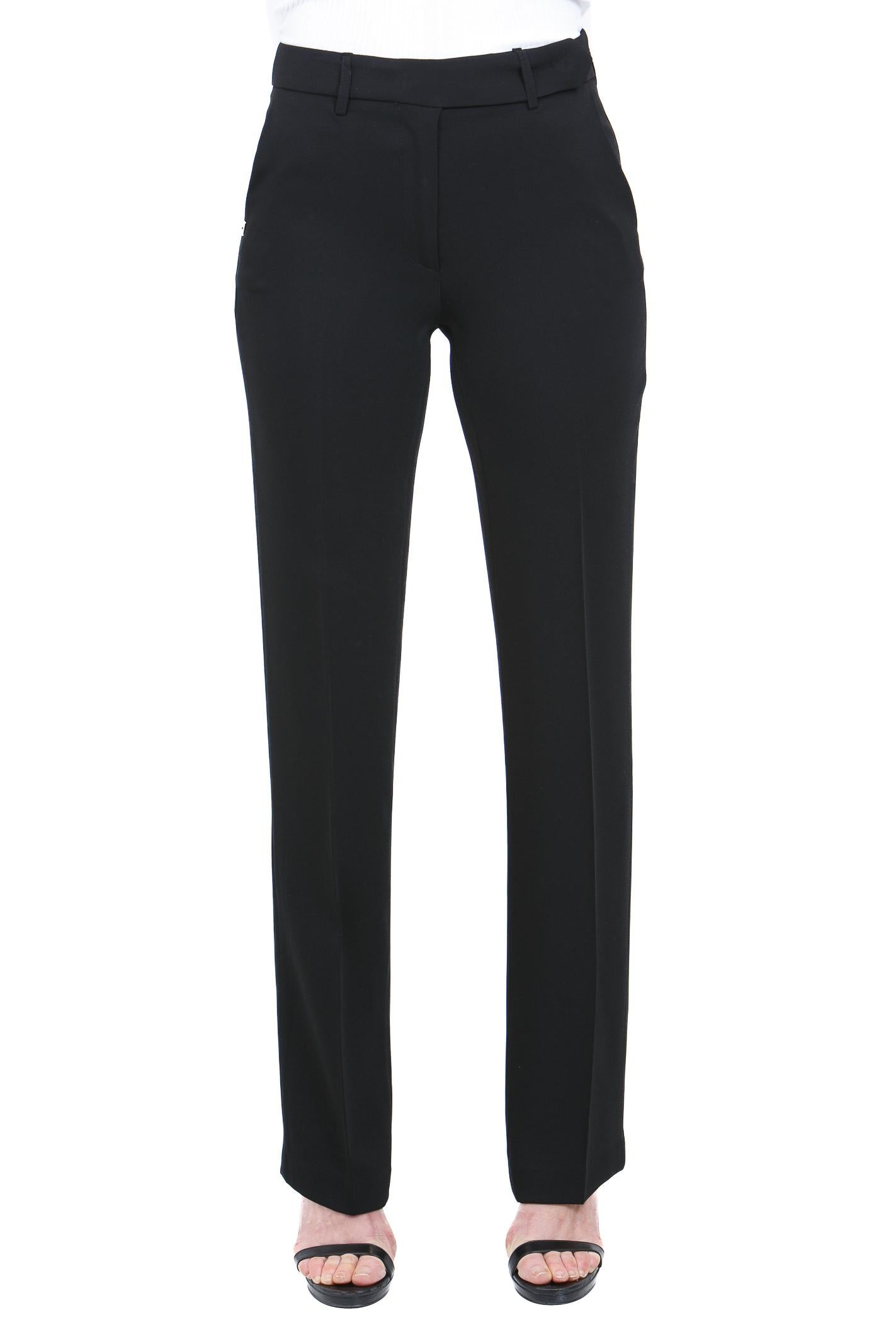 MANILA GRACE  Pantaloni Nero P182VU MA001 