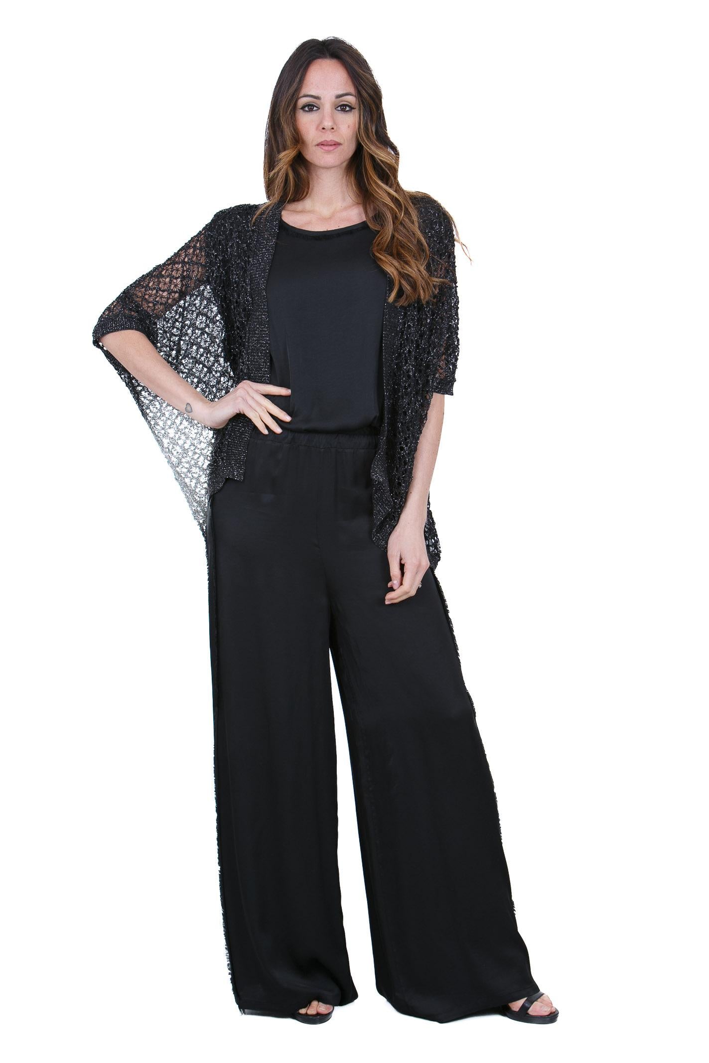 MANILA GRACE  Maglie Nero M532PW MA001 