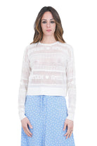 DES PETIT HAUTS  Maglie Creme BLISOU-1E260058 02066 