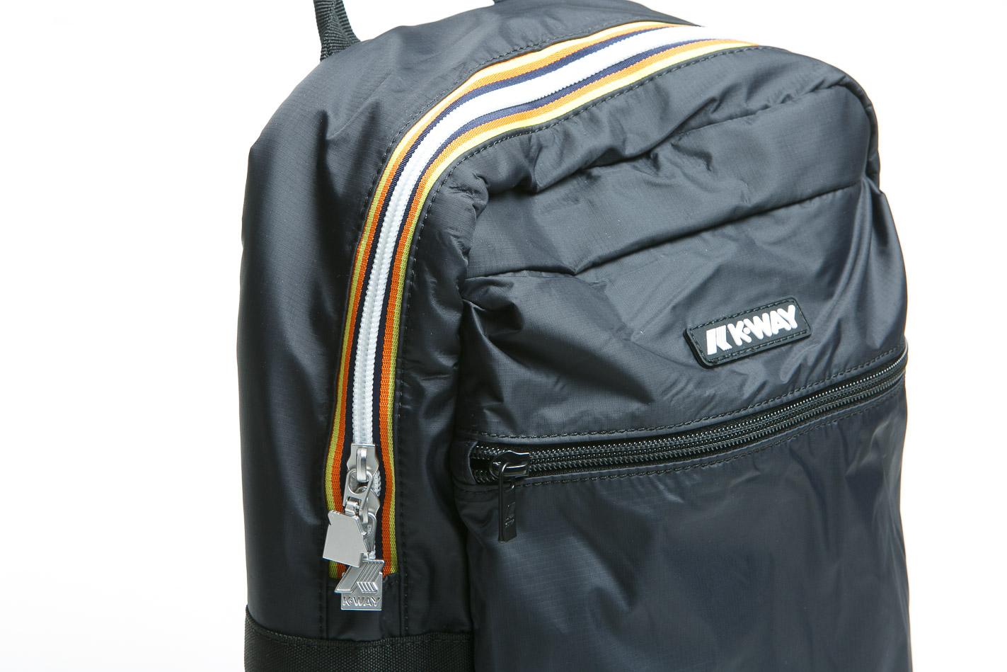 K-WAY Zaino Laon Zaini Black Pure MIDLAON-K8148CW USY 