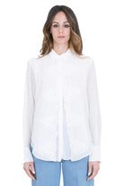 FORTE FORTE Camicia maschile in voile ricamato Camicie Bianco 14615MYSHIRT 0002 