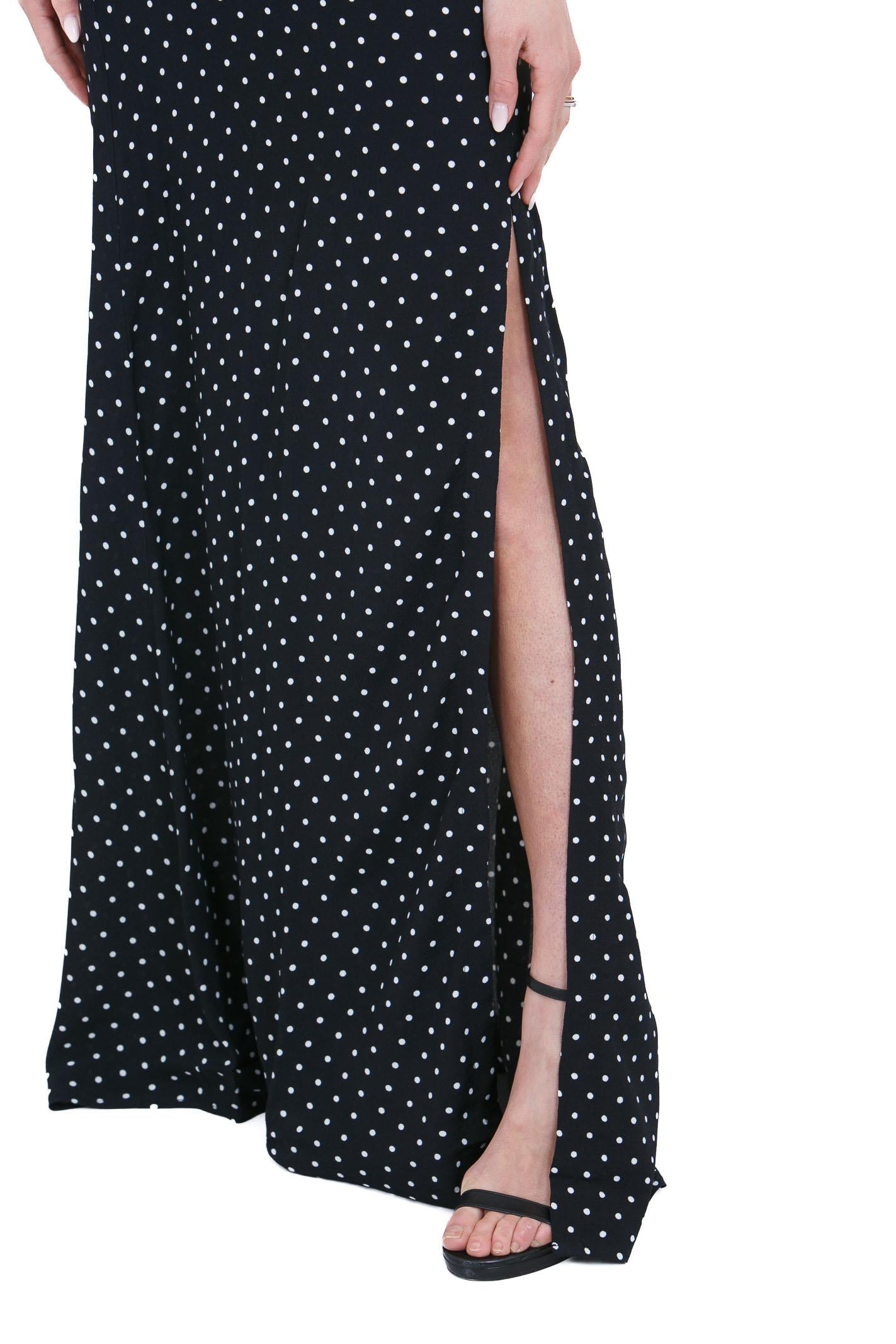 MAR DE MARGARITAS  Abiti Petit pois nero KELLY-01528-PTTS0053 NE135 